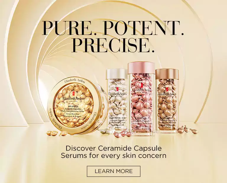 Pure. Potent. Precise. Discover Ceramide Capsule Serums for every skin concern - Elizabeth Arden Singapore Skincare